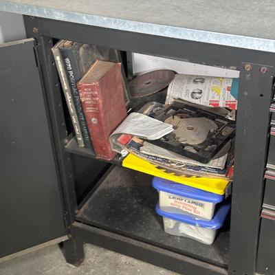 LOT 118G: Craftsman 5 Drawer Work Bench w/ All Tools & Contents Included