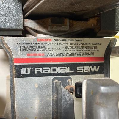 LOT 120G: Craftsman Radial Saw 113 19770
