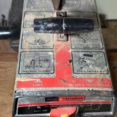 LOT 120G: Craftsman Radial Saw 113 19770