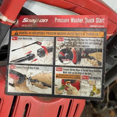 LOT 147G: Snap On 2000 PSI Electric Power Washer