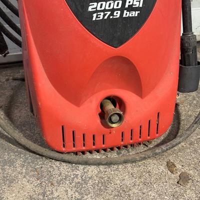 LOT 147G: Snap On 2000 PSI Electric Power Washer
