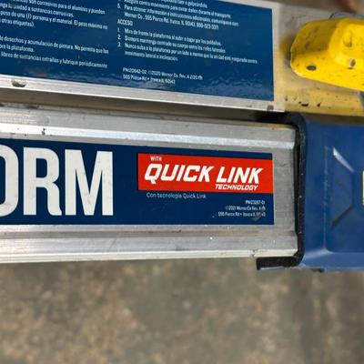 LOT 148G: Werner Adjustable & Linking Pro Platform