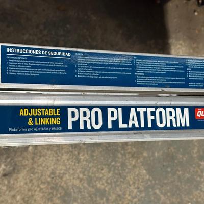 LOT 148G: Werner Adjustable & Linking Pro Platform
