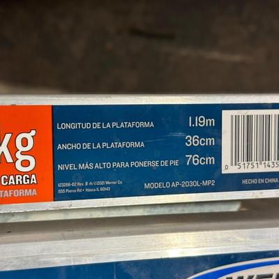 LOT 148G: Werner Adjustable & Linking Pro Platform