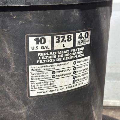 LOT 149G: Shop Vac w/ Cartridge Filters & Super Fan Max SF-20-G