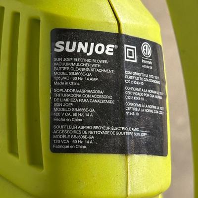 LOT 150G: SunJoe Electric Blower/Vac, Black & Decker 22” Hedge Hog & Worx WG170