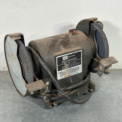 LOT 154G: Craftsman Power Tools & Battery Charger - Bench Grinder, Belt Sander & Auto Scroller Saw