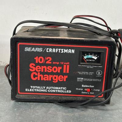 LOT 154G: Craftsman Power Tools & Battery Charger - Bench Grinder, Belt Sander & Auto Scroller Saw