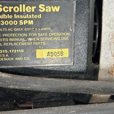 LOT 154G: Craftsman Power Tools & Battery Charger - Bench Grinder, Belt Sander & Auto Scroller Saw