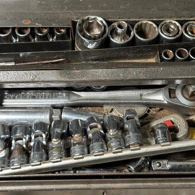 LOT 155G: Hand Tool Collection w/ Craftsman Toolbox & More