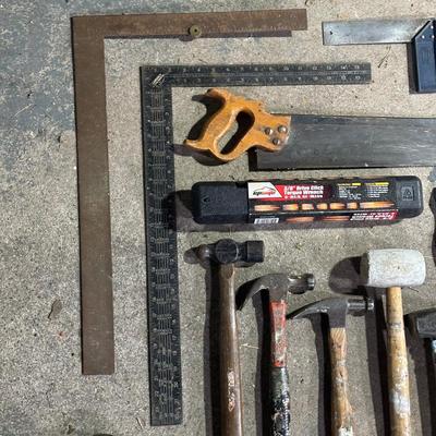 LOT 155G: Hand Tool Collection w/ Craftsman Toolbox & More