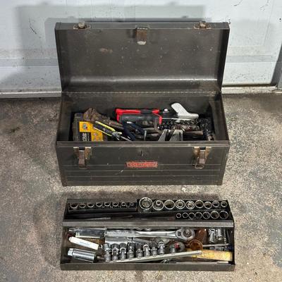 LOT 155G: Hand Tool Collection w/ Craftsman Toolbox & More