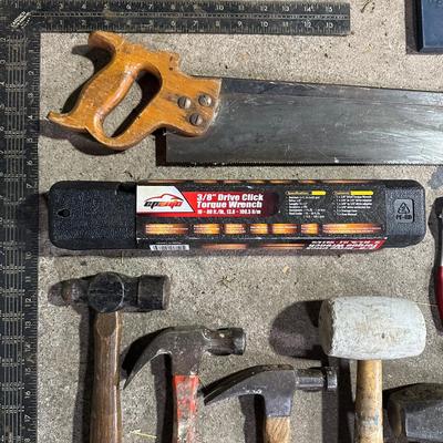LOT 155G: Hand Tool Collection w/ Craftsman Toolbox & More