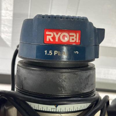 LOT 156G: Power Tools - Makita Random Orbit Sander, Ryobi Drill, Router & More