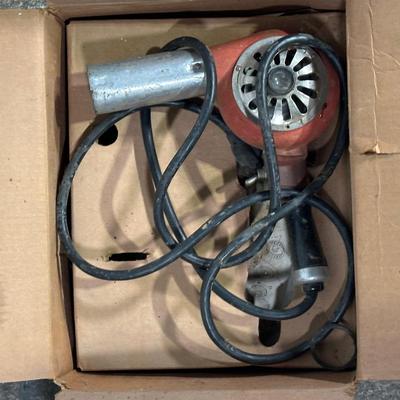 LOT 156G: Power Tools - Makita Random Orbit Sander, Ryobi Drill, Router & More