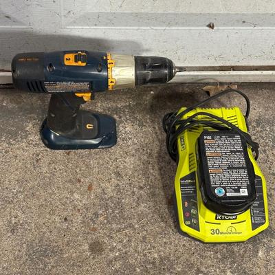 LOT 156G: Power Tools - Makita Random Orbit Sander, Ryobi Drill, Router & More