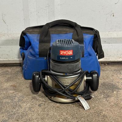 LOT 156G: Power Tools - Makita Random Orbit Sander, Ryobi Drill, Router & More