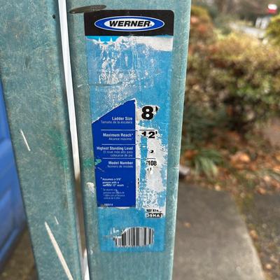 LOT 159G: Werner 8’ Metal Ladder