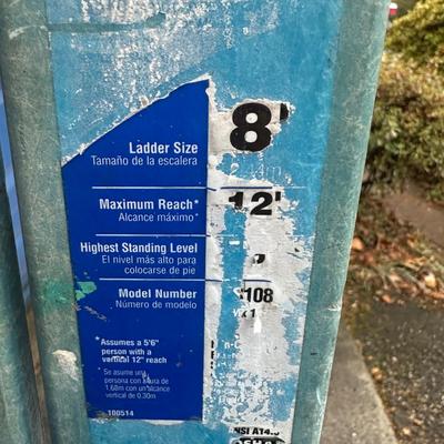 LOT 159G: Werner 8’ Metal Ladder