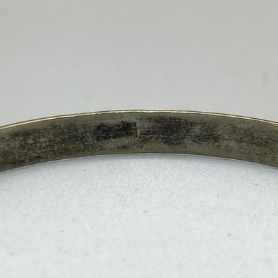 LOT 162J: 3 Vintage Sterling Silver Bangel Bracelets - Dane Craft and More - 39.2 Grams