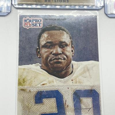 LOT 179J: Vintage NFL Football and NBA Basketball Cards - Shaquille O'Neal, David Robinson, Chris Mullen Rookie Cards, Michael...