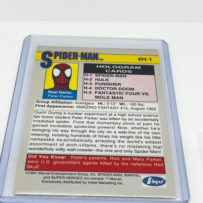 LOT 182J: Non-Sports Collectible Cards - GI Joe, Marvel Hologram - Spider-Man, Punisher, Ghost Rider