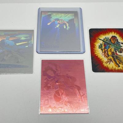 LOT 182J: Non-Sports Collectible Cards - GI Joe, Marvel Hologram - Spider-Man, Punisher, Ghost Rider
