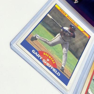 LOT 183J: MLB Baseball Star Rookie Cards - Ken Griffey, Jr., Frank Thomas, Gary Sheffield