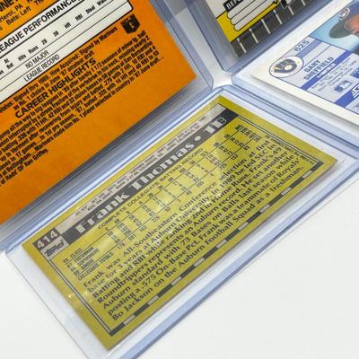 LOT 183J: MLB Baseball Star Rookie Cards - Ken Griffey, Jr., Frank Thomas, Gary Sheffield