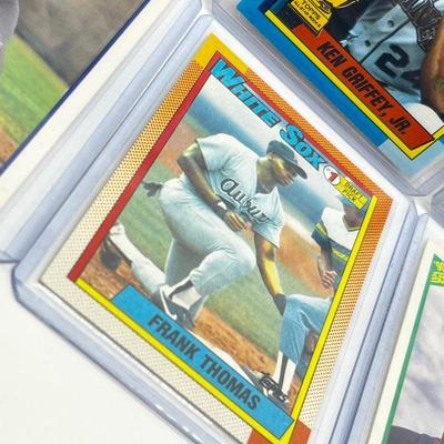 LOT 183J: MLB Baseball Star Rookie Cards - Ken Griffey, Jr., Frank Thomas, Gary Sheffield