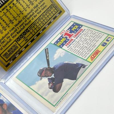 LOT 183J: MLB Baseball Star Rookie Cards - Ken Griffey, Jr., Frank Thomas, Gary Sheffield