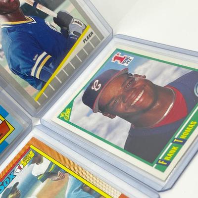 LOT 183J: MLB Baseball Star Rookie Cards - Ken Griffey, Jr., Frank Thomas, Gary Sheffield