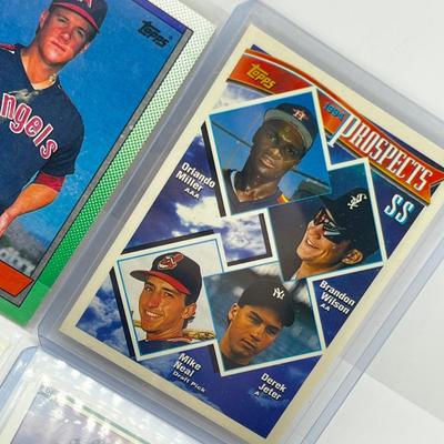 LOT 186J: 1980s/90s Baseball Cards - Manny Ramirez, Derek Jeter, Deion Sanders and More