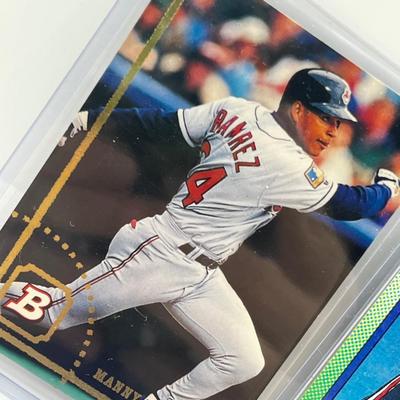 LOT 186J: 1980s/90s Baseball Cards - Manny Ramirez, Derek Jeter, Deion Sanders and More