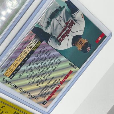 LOT 186J: 1980s/90s Baseball Cards - Manny Ramirez, Derek Jeter, Deion Sanders and More