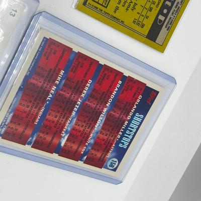 LOT 186J: 1980s/90s Baseball Cards - Manny Ramirez, Derek Jeter, Deion Sanders and More