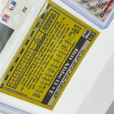 LOT 186J: 1980s/90s Baseball Cards - Manny Ramirez, Derek Jeter, Deion Sanders and More