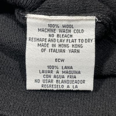 2 Eileen Fischer 100% Italian wool Black tanks