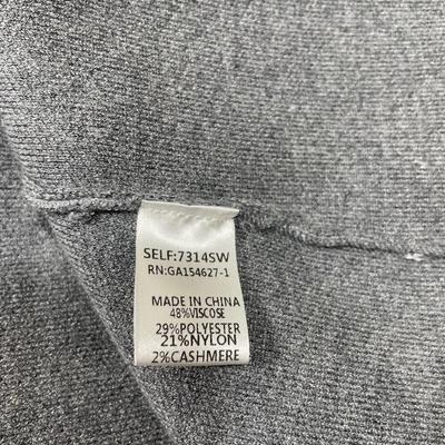 Joh Cashmere long Grey Vest New!