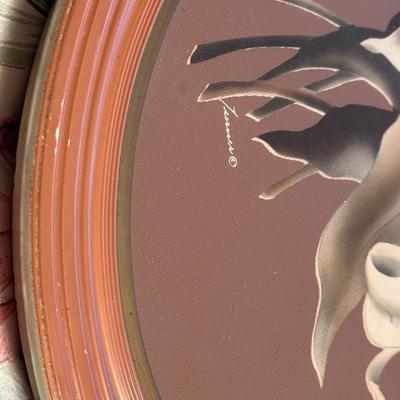 Pair of Turner Floral Prints in Oval Frames