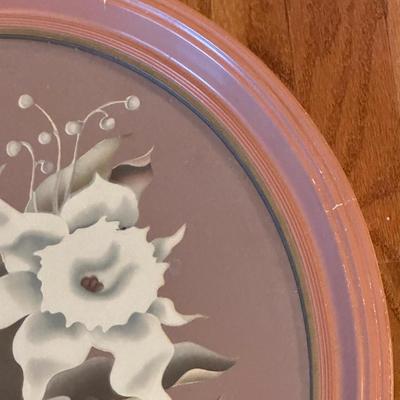 Pair of Turner Floral Prints in Oval Frames