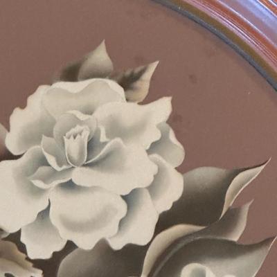 Pair of Turner Floral Prints in Oval Frames