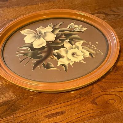 Pair of Turner Floral Prints in Oval Frames