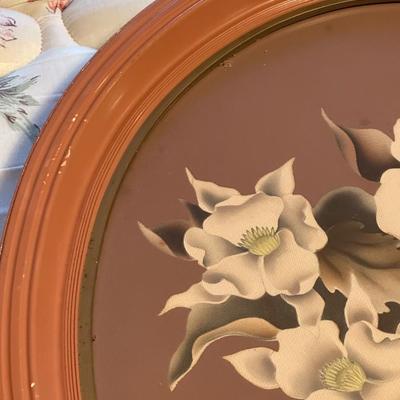 Pair of Turner Floral Prints in Oval Frames