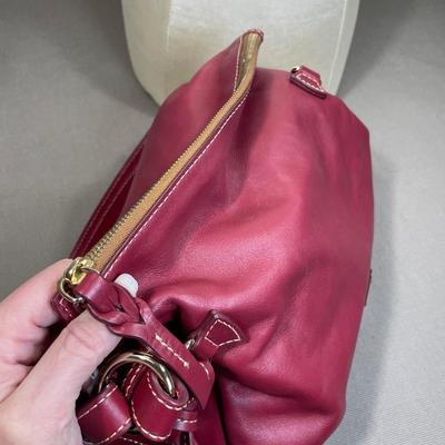Dooney & Bourke Red Leather Tegan Handbag