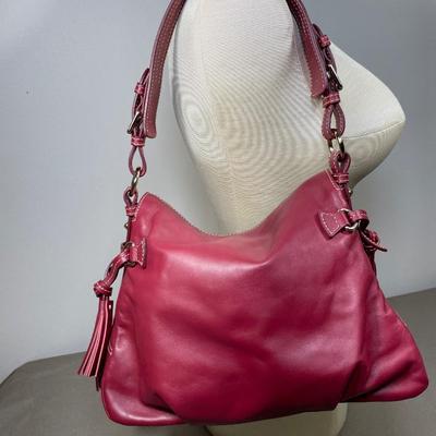 Dooney & Bourke Red Leather Tegan Handbag
