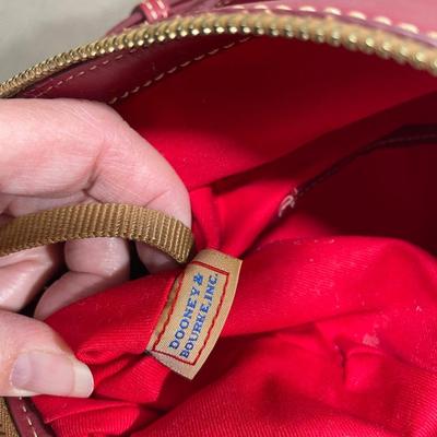 Dooney & Bourke Red Leather Tegan Handbag