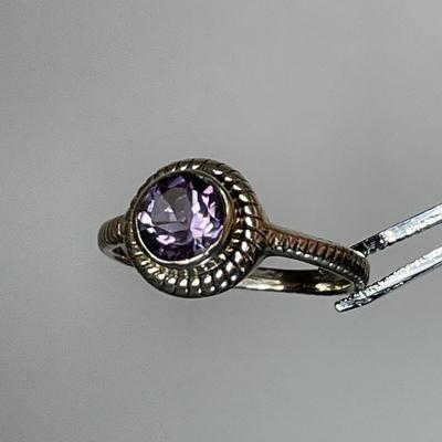 Amethyst Sterling Silver Ring 10