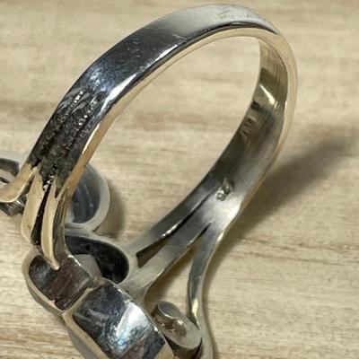 Moonstone Sterling Silver Ring 8