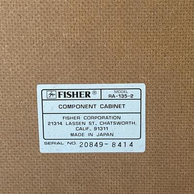Vintage Fisher Stereo Cabinet
